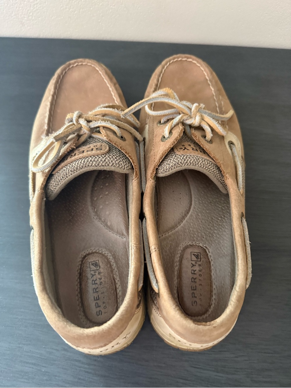 Sperry Women's Tan Leather Boat Shoes